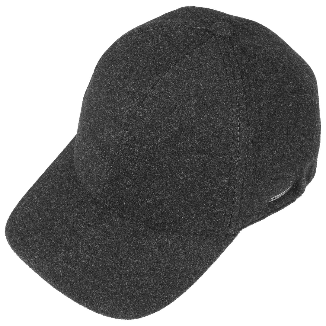 Stetson Wool Cashmere Baseball Cap med Øreflapper