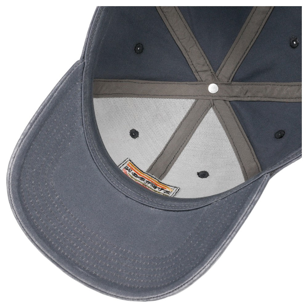 Stetson Baseball Cap Chino Twill Grey Silver - Baseball Cap fra Stetson hos The Prince Webshop
