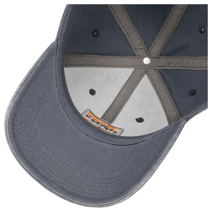 Stetson Baseball Cap Chino Twill Grey Silver - Baseball Cap fra Stetson hos The Prince Webshop