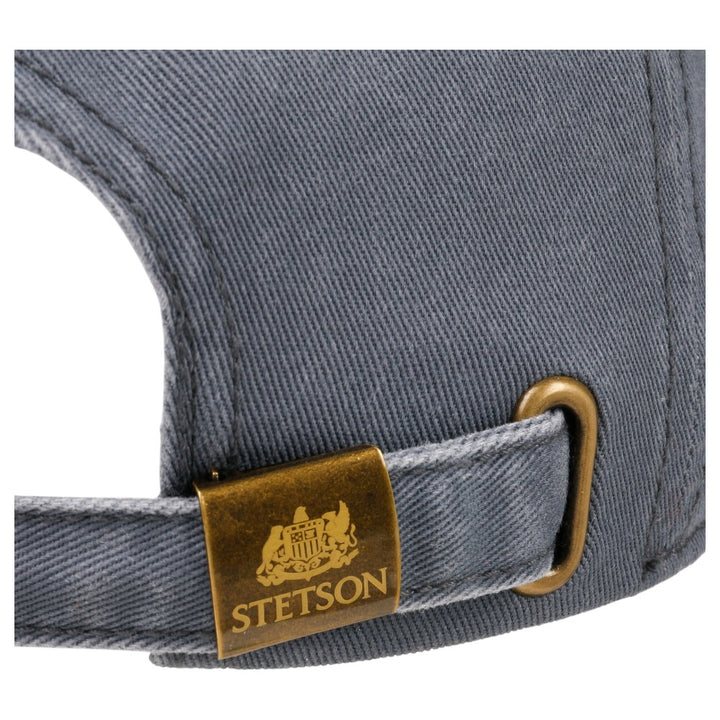 Stetson Baseball Cap Chino Twill Grey Silver - Baseball Cap fra Stetson hos The Prince Webshop