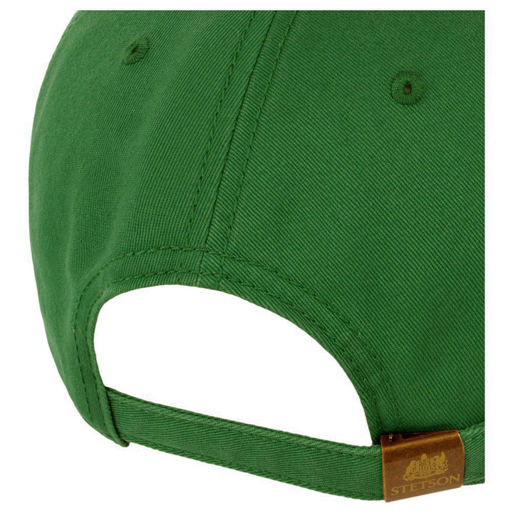Stetson Baseball Cap Chino Twill Green - Baseball Cap fra Stetson hos The Prince Webshop