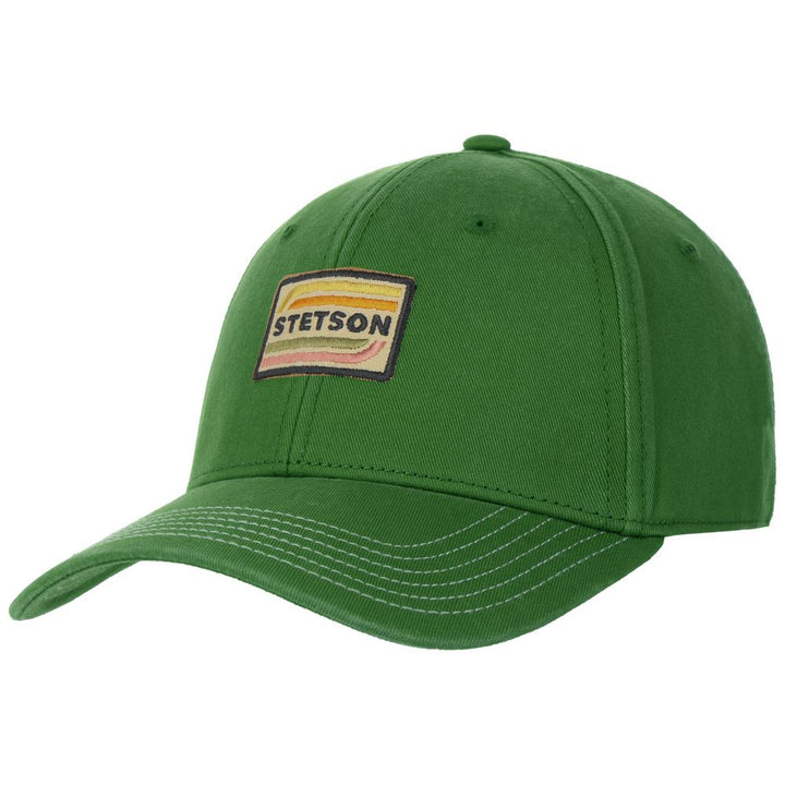 Stetson Baseball Cap Chino Twill Green - Baseball Cap fra Stetson hos The Prince Webshop