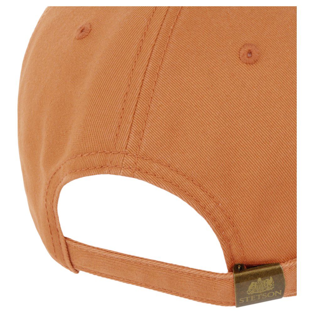 Stetson Baseball Cap Chino Twill Orange - Baseball Cap fra Stetson hos The Prince Webshop