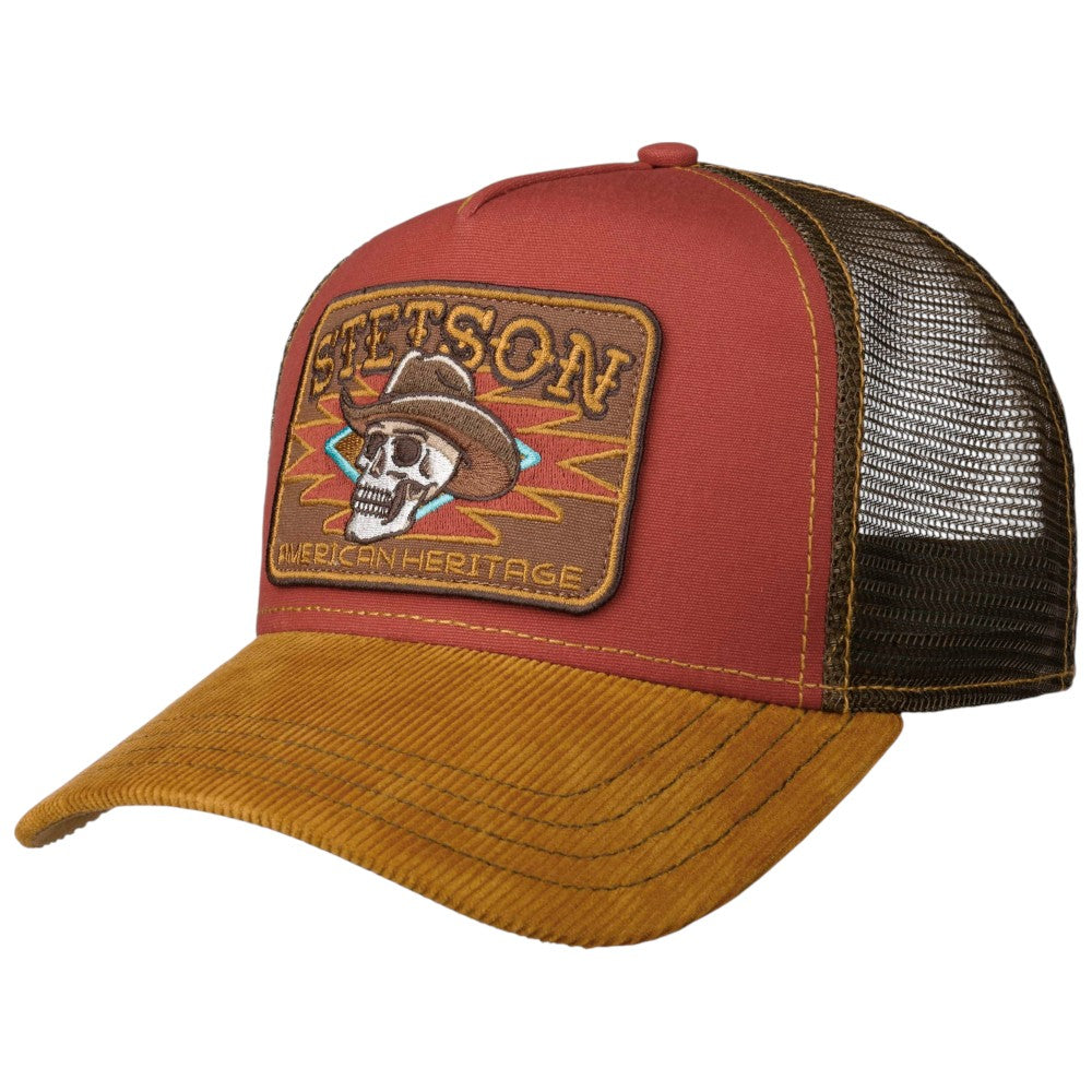 Stetson Trucker Cap Cowboy Skull - Baseball Cap fra Stetson hos The Prince Webshop