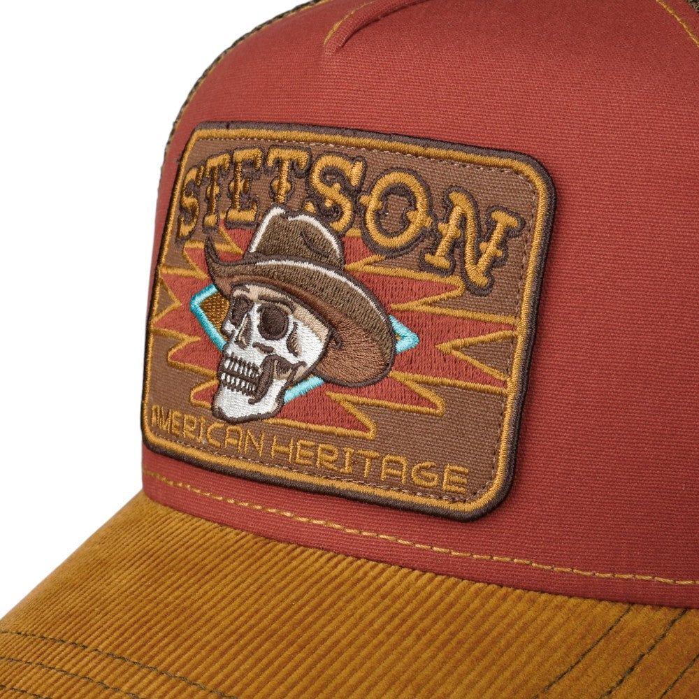 Stetson Trucker Cap Cowboy Skull - Baseball Cap fra Stetson hos The Prince Webshop