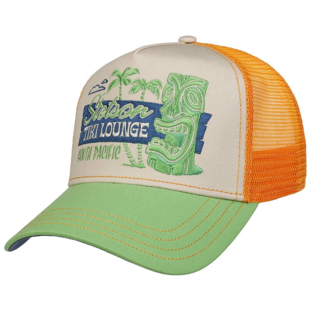Stetson Tiki Lounge Trucker Cap - Lime
