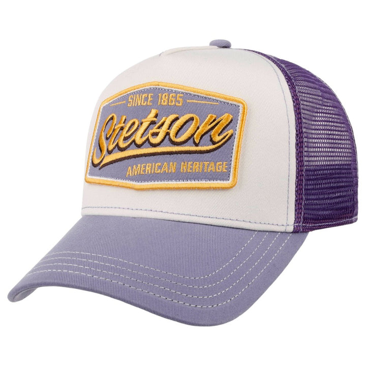 Stetson Trucker Cap American Heritage Vintage Lilac - Baseball Cap fra Stetson hos The Prince Webshop