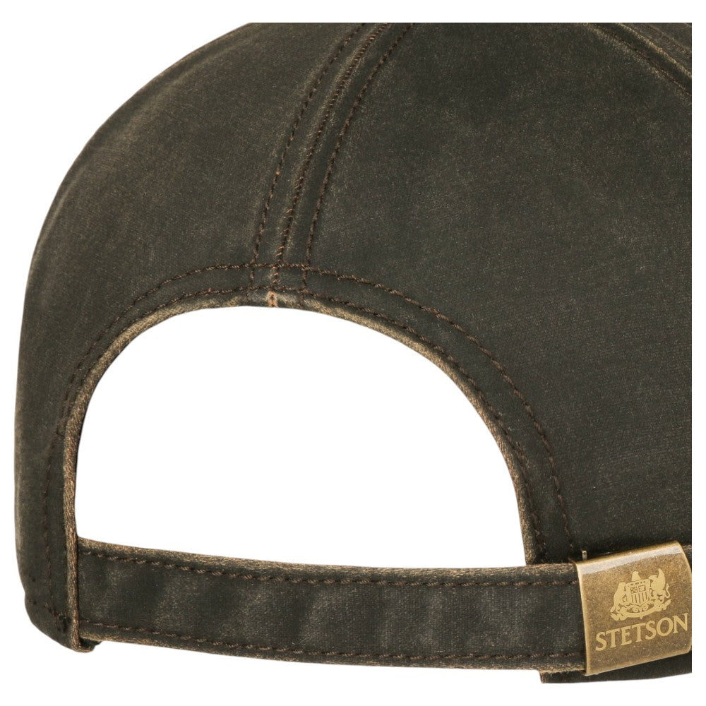 Stetson Baseball Cap Co/Pes Leather Patch1