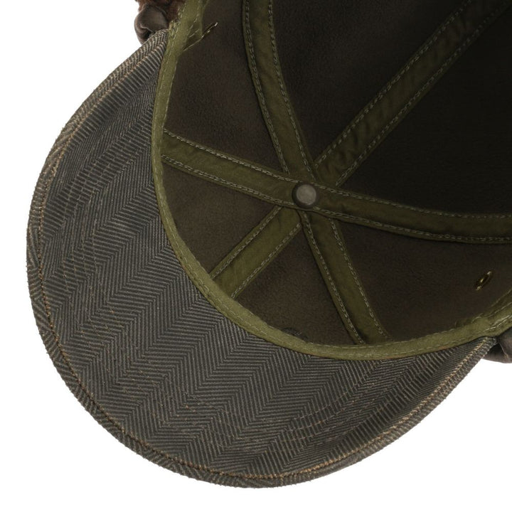 Stetson Herringbone EL Baseball Cap w/Earflaps