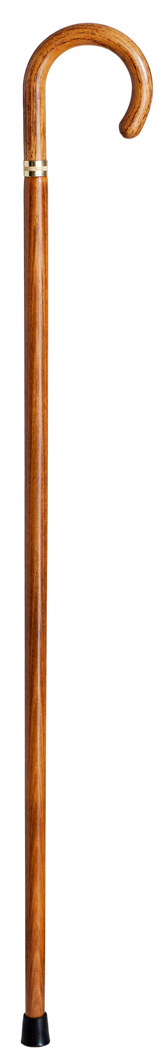 Spadserestok i Bøgetræ med Pyntering og Gummidup. - Spaderestok fra Segorbina BASTONES hos The Prince Webshop