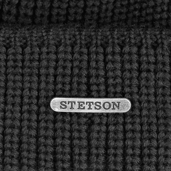 Stetson Docker Style Beanie Hue Sort Merino Uld