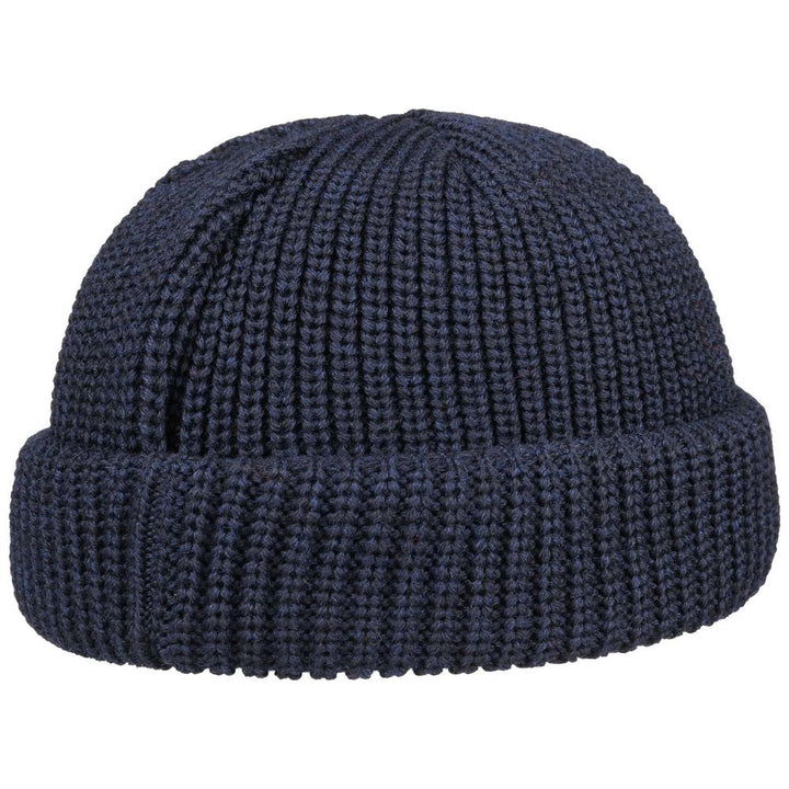 Stetson Docker Style Beanie Hue Navy Merino Villa