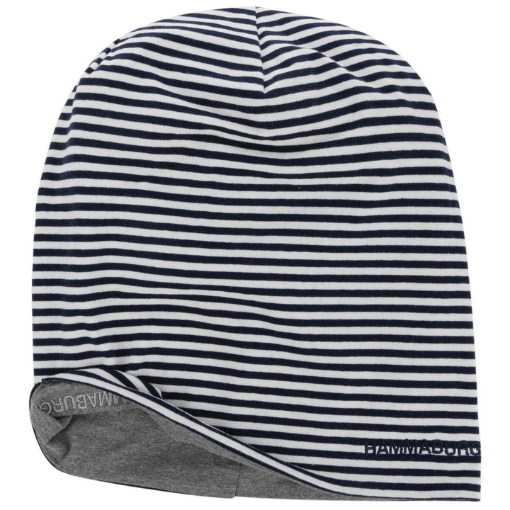 Hammaburg Long Beanie Palautuva Jersey Grey/Raidallinen