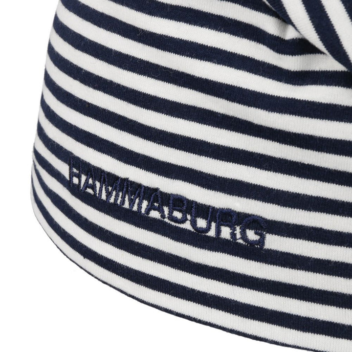 HAMMABURG Long Beanie Reversible Jersey Grå/Stribet - Hue fra Hammaburg hos The Prince Webshop