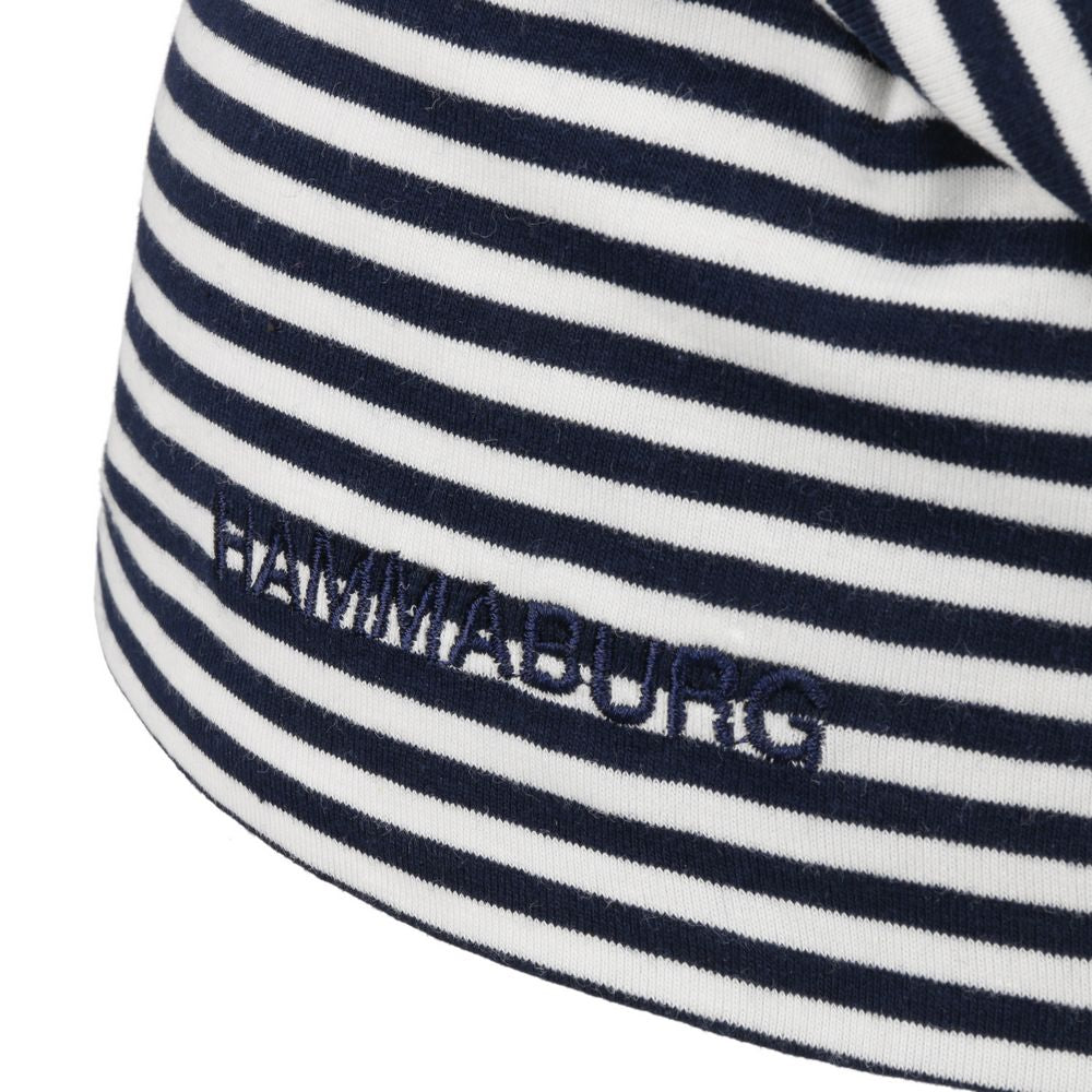 Hammaburg Long Beanie Reversible Jersey Gray/Striped