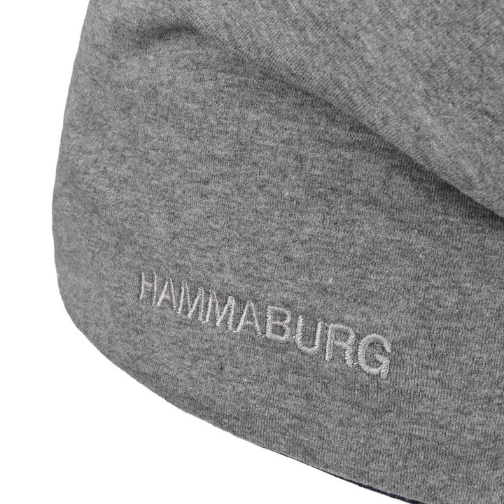 Hammaburg Long Beanie Palautuva Jersey Grey/Raidallinen