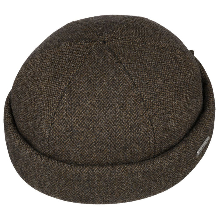 Stetson Docker Cap Wool - Brown heather