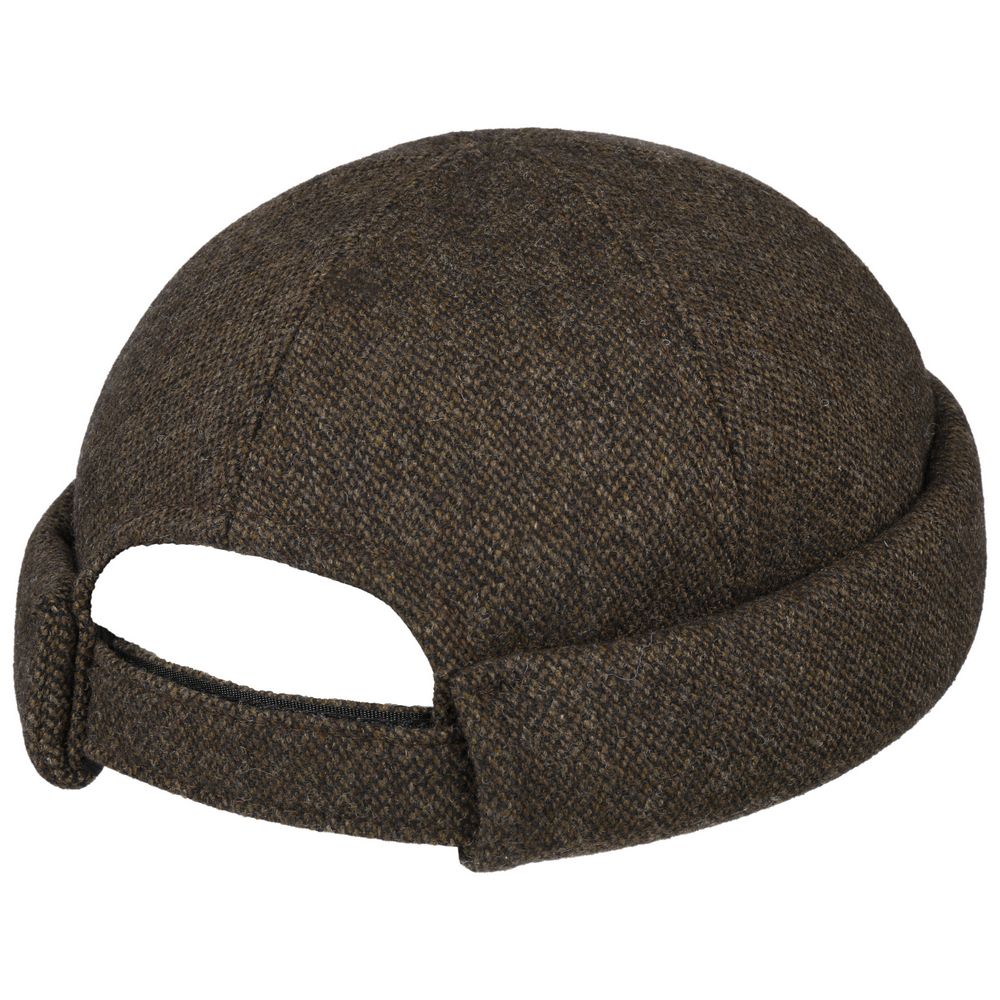 Stetson Docker Cap Wool - Brunmeleret