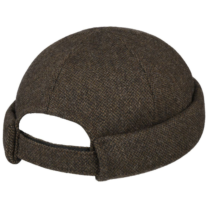 Stetson Docker Cap Wool - Brown heather