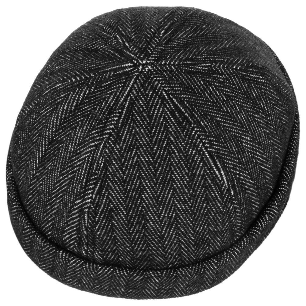 Hammaburg Herringbone Docker Hat in Wool