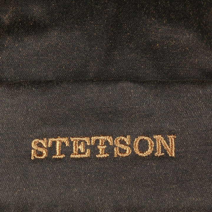 Stetson Docker Cap co/pes brunt Öljyhannes ulkonäkö