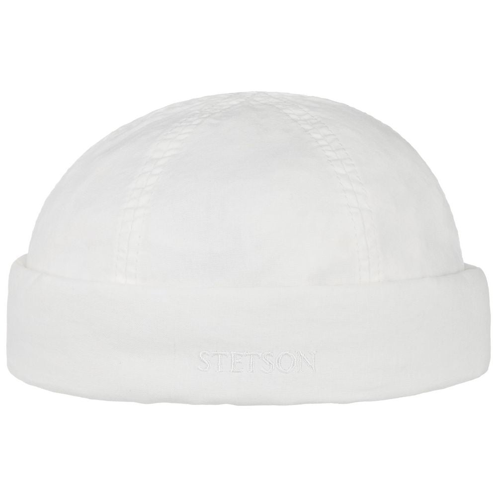 Stetson Superlight Organic Cotton Docker Hue - Offwhite - Docker Cap fra Stetson hos The Prince Webshop
