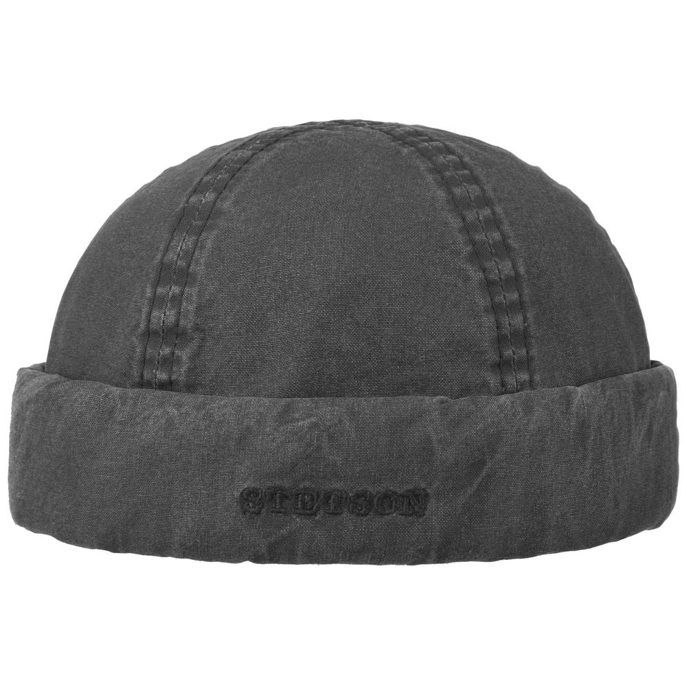 Stetson Delave Organic Cotton Docker Hat - Black