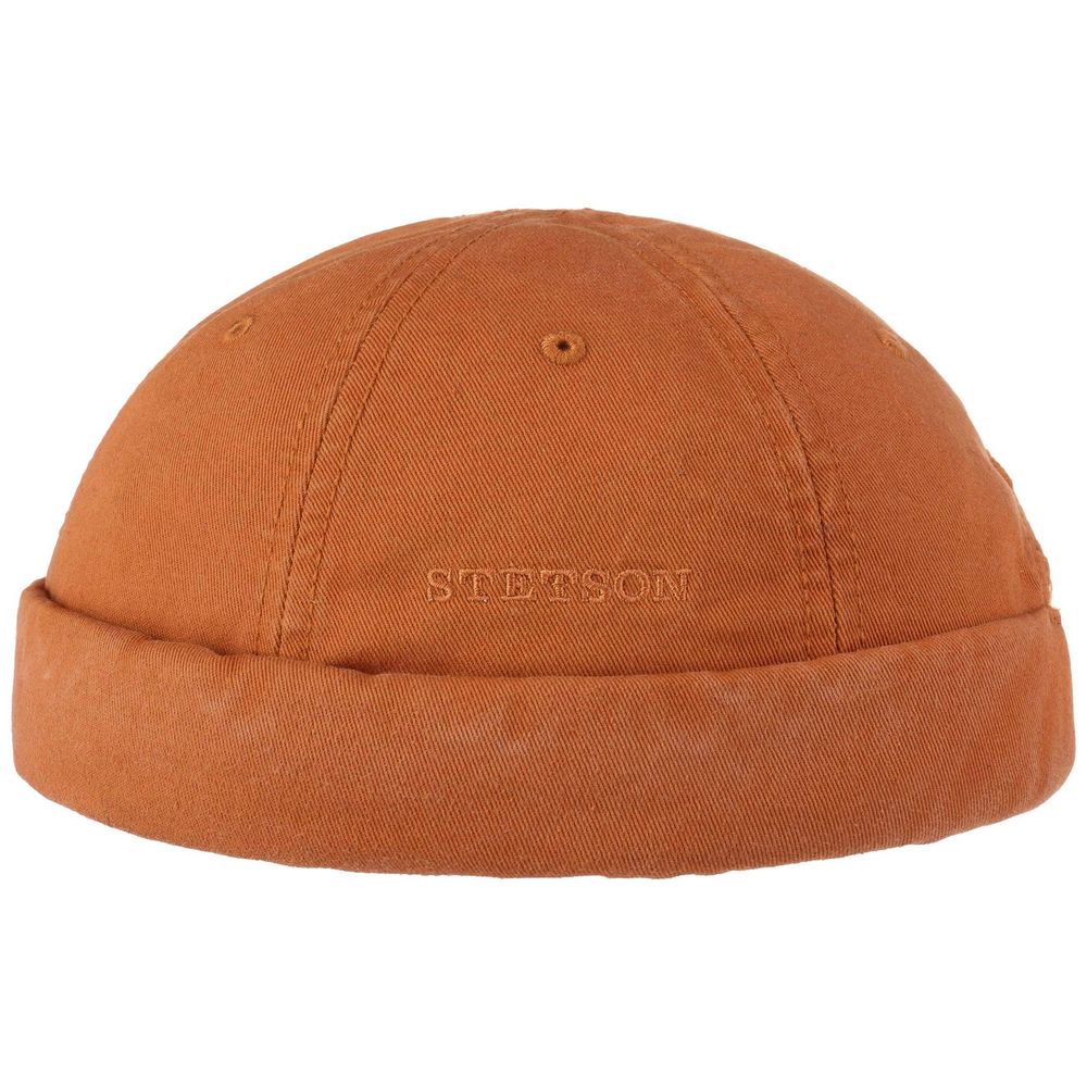 Stetson Docker Cotton - Rustfarvet Bomulds Cap - Docker Cap fra Stetson hos The Prince Webshop