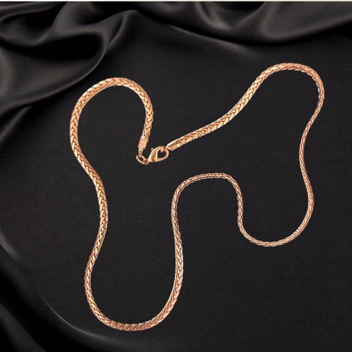 Necklace with copper links -d