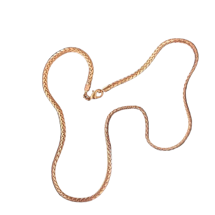 Necklace with copper links -d