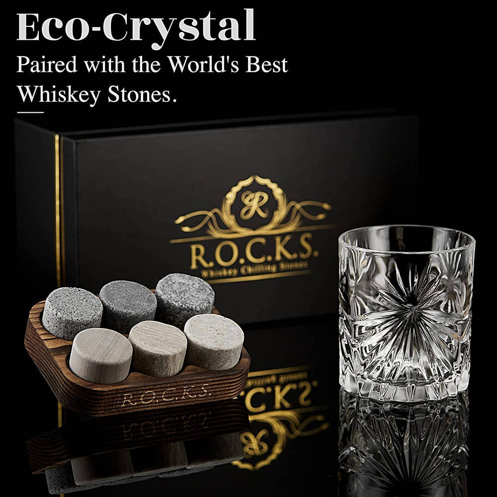 ROCKS The Connoisseur's Set - Soleil Whiskey Glass Edition - Whiskey Glas fra R.O.C.K.S hos The Prince Webshop