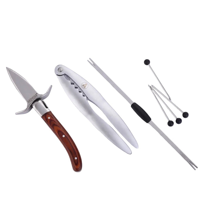 Laguiole Skaldyrssæt – 7 dele - Gave Ide fra Laguiole by Polyflame hos The Prince Webshop
