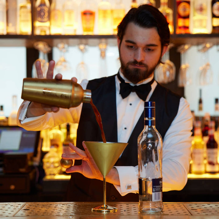 Oak & Steel 10 Deles Mat Guld Cocktail Sæt