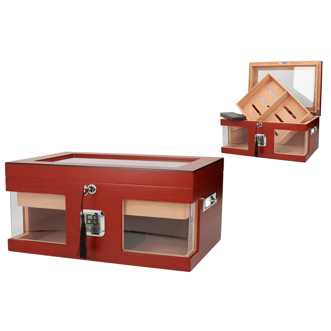 Angelo Mini Humidor Buy Angelo 10 Cigar Humidor in Bordeaux Wood for 249.00 at The Prince ...