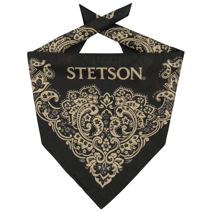 Stetson Bandana - 100% puuvilla - musta