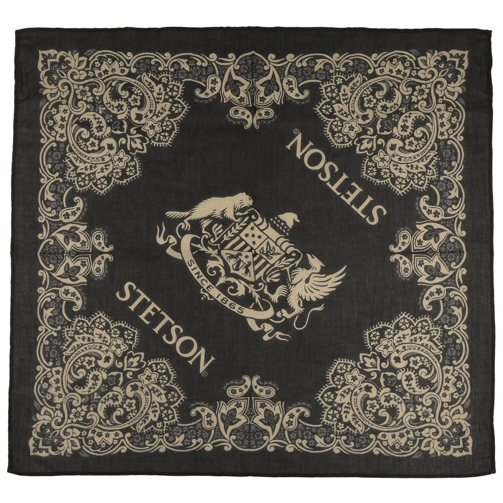 Stetson Bandana - 100% puuvilla - musta