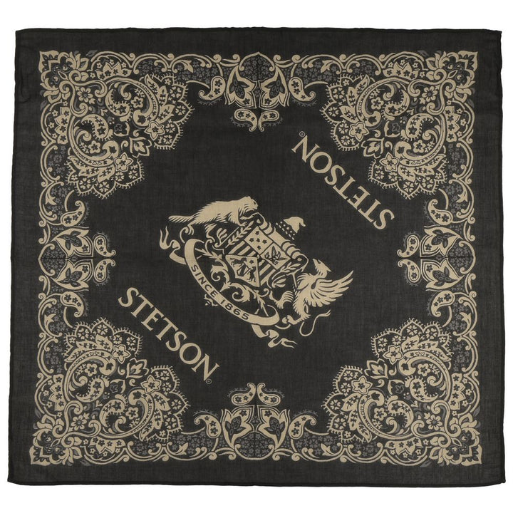 STETSON bandana - 100% Bomuld - Black