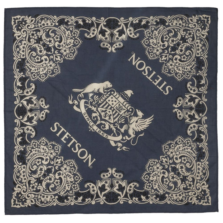 STETSON bandana - 100% Cotton - Navy