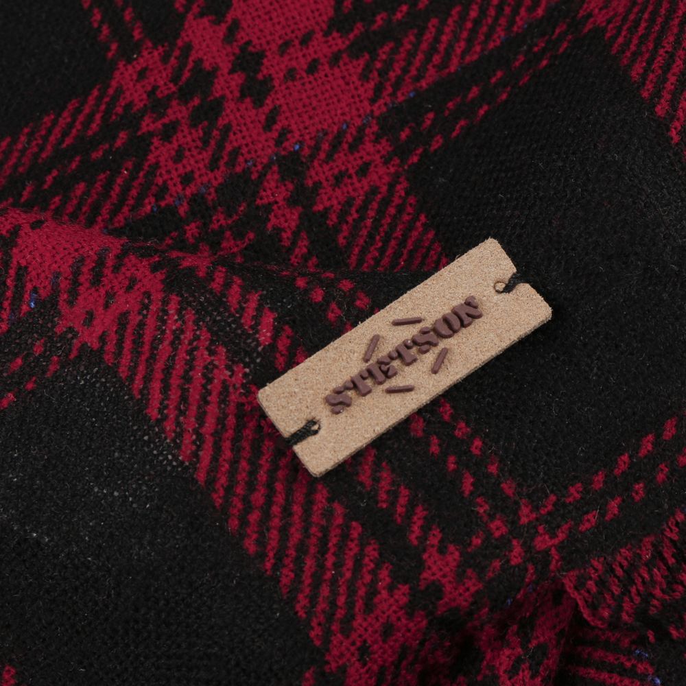 Stetson Scarf Shadow Plaid - Skotskternet Uld Tørklæde - Halstørklæde fra Stetson hos The Prince Webshop