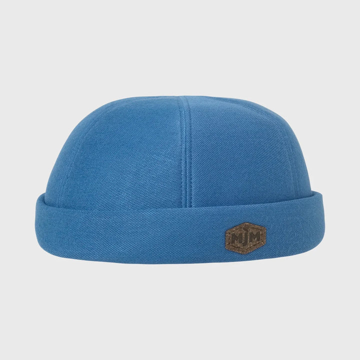 MJM Aron 41 Bamboo Docker Cap Blue