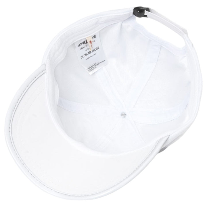MJM 2 Tone Baseball Cap med UPF50+ / Hvid - Baseball Cap fra MJM Hats hos The Prince Webshop