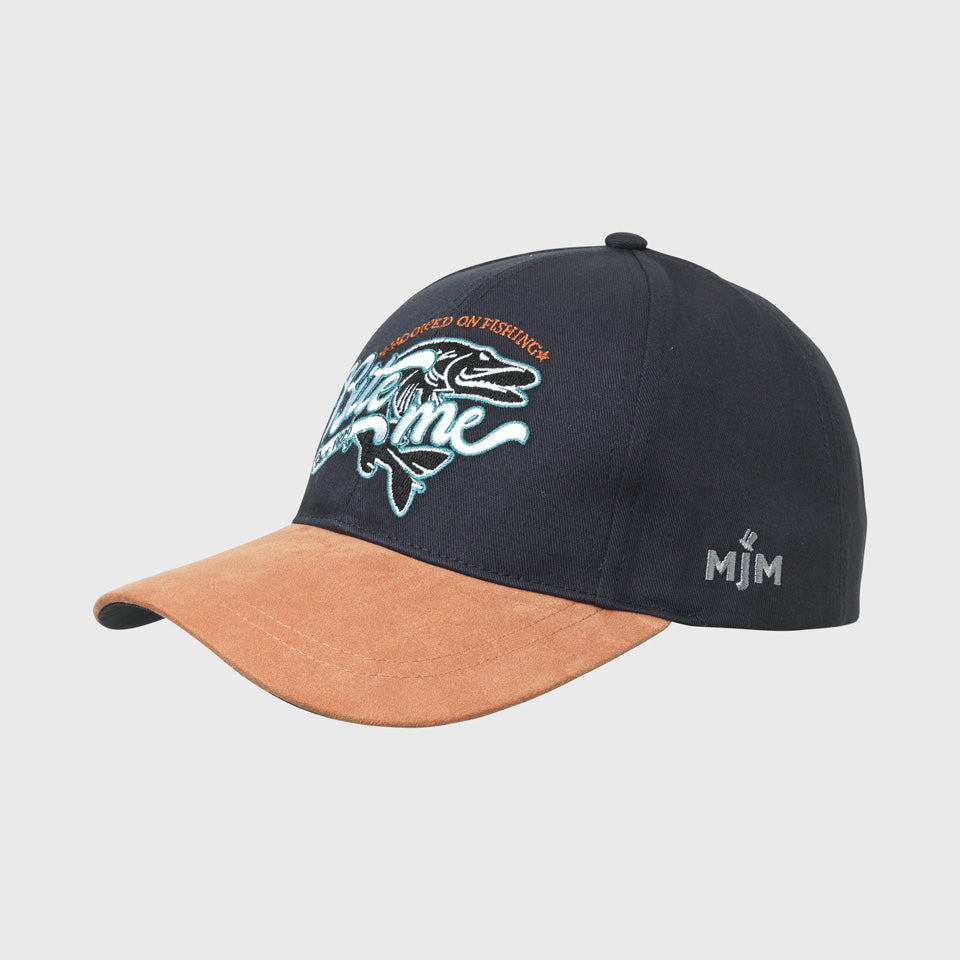 Køb MJM Bite Me Organic Cotton Navy Baseball Cap til Kr. 216.00