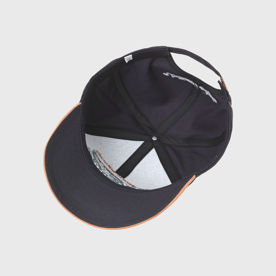 Køb MJM Bite Me Organic Cotton Navy Baseball Cap til Kr. 216.00