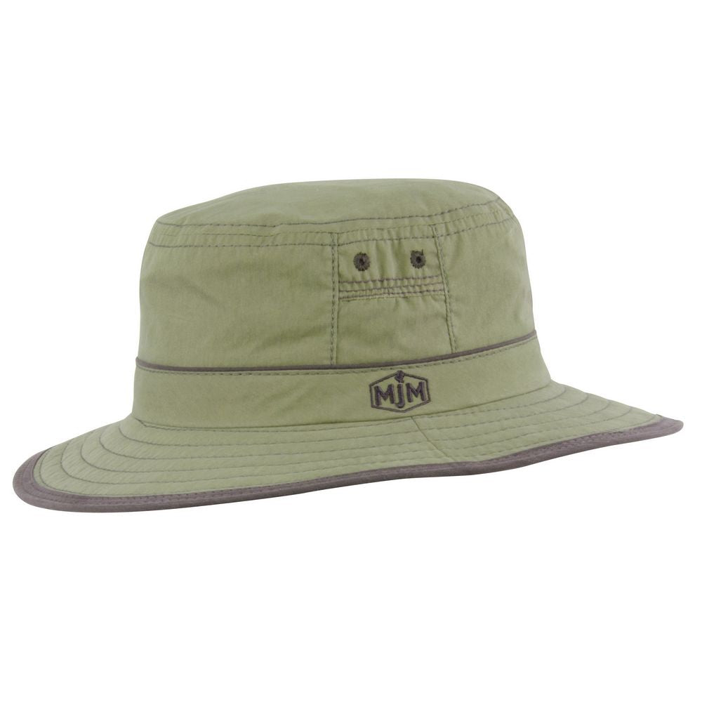 MJM Coolmax Comfort Bucket Hat Cotton Mix Olive