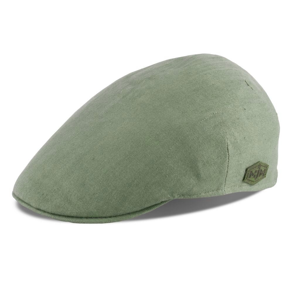 MJM '23 Country Sixpence - Hemp Olive - Flat Cap fra MJM Hats hos The Prince Webshop