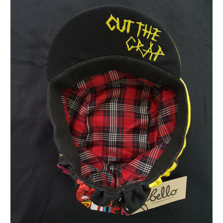 Bello Cycling Cap - Cut The Crap x Bello Cyclist™ Cotton Cycling Cap