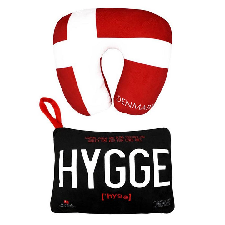 Pillow &amp; Neck pillow Hygge and Dannebrog - 2 in 1 Magic Pillow