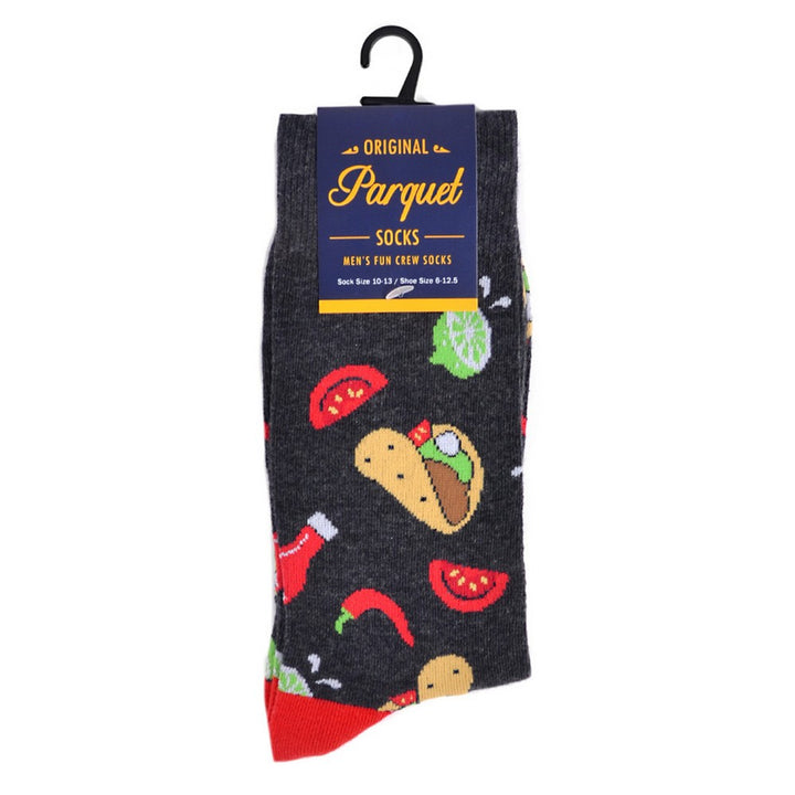 1 pair of Taco Novelty Socks - Funny Socks