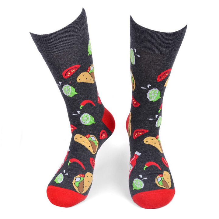 1 pair of Taco Novelty Socks - Funny Socks