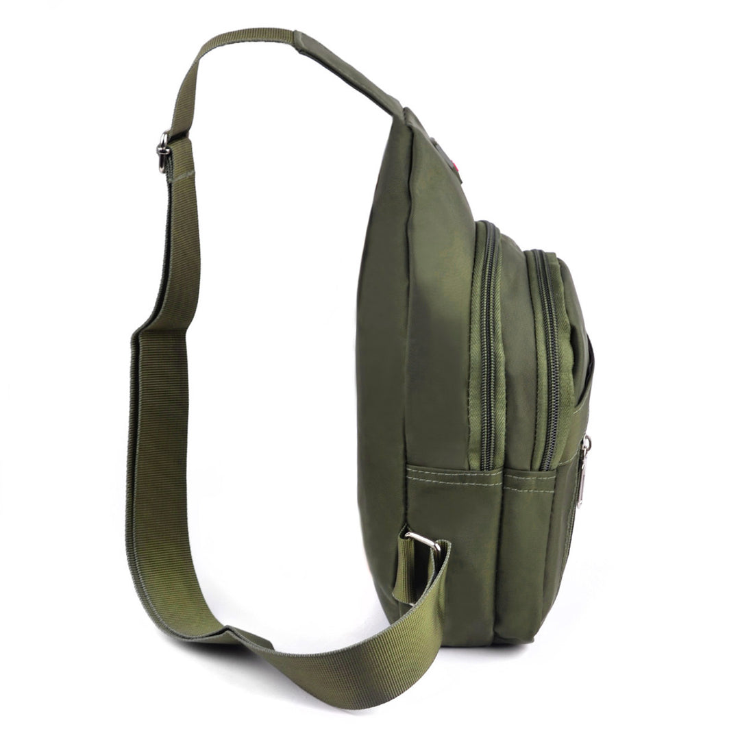 Sporty Olivegreen Crossbody Shoulder Sling Bag